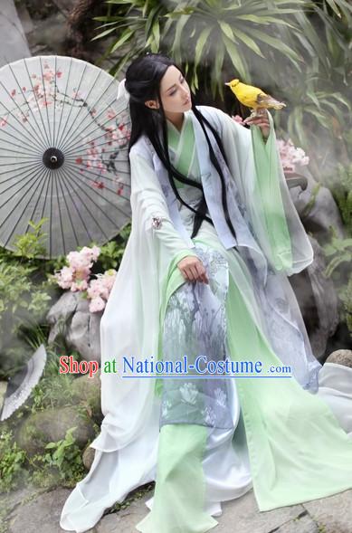 Top Chinese Ancient Princess Dresses Theater and Reenactment Costumes Complete Set for Women Girls