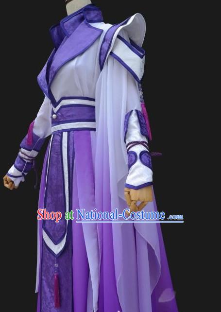 Chinese Classical Swordswoman Costumes Complete Set