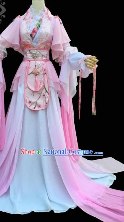 Chinese Traditional Princess Clothing Complete Set