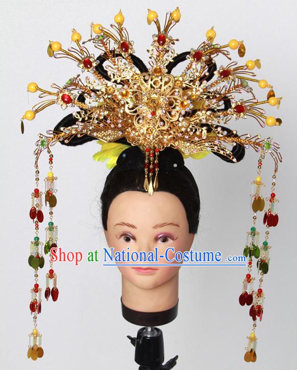 Chinese Princess Hair Headwear Crowns Hats Headpiece Hair Accessories Jewelry