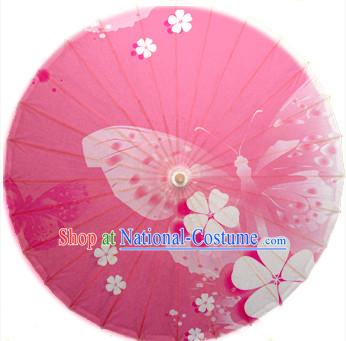 Asian Dance Umbrella China Handmade Classical Butterfly Umbrellas Stage Performance Umbrella Dance Props