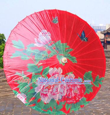 Asian Dance Umbrella China Handmade Classic Umbrellas Stage Performance Umbrella Dance Props