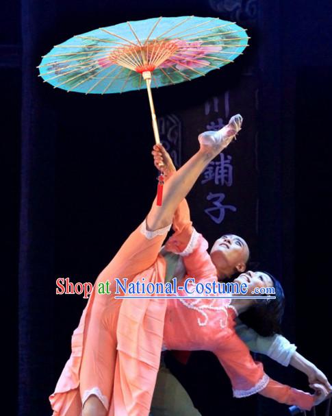 Asian Dance Umbrella China Handmade Classic Umbrellas Stage Performance Umbrella Dance Props