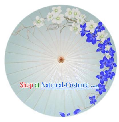 Asian Dance Umbrella China Handmade Traditional Painting Umbrellas Stage Performance Umbrella Dance Props