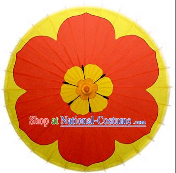 Asian Flower Dance Umbrella Chinese Handmade Umbrellas Stage Performance Umbrella Dance Props