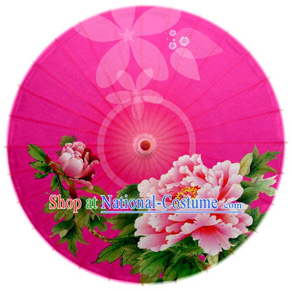 Asian Dance Umbrella Chinese Handmade Flower Umbrellas Stage Performance Umbrella Dance Props