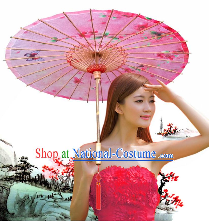 Asian Dance Umbrella Chinese Handmade Umbrellas Stage Performance Umbrella Dance Props for Kids