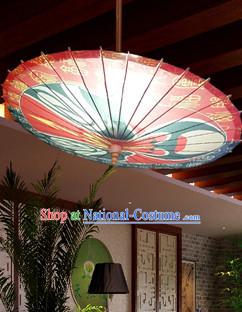 Asian Dance Umbrella China Handmade Opera Masks Umbrellas Stage Performance Umbrella Dance Props