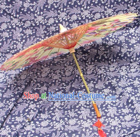 Asian Dance Umbrella Chinese Handmade Umbrellas Stage Performance Umbrella Dance Props