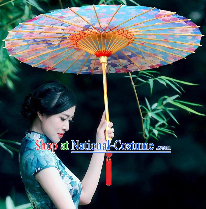 Asian Dance Umbrella Chinese Handmade Flower Umbrellas Stage Performance Umbrella Dance Props