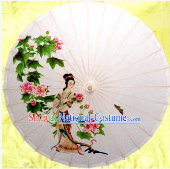 Asian Dance Umbrella China Handmade Traditional Umbrellas Stage Performance Umbrella Dance Props