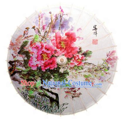 Asian Dance Umbrella China Handmade Traditional Umbrellas Stage Performance Umbrella Dance Props