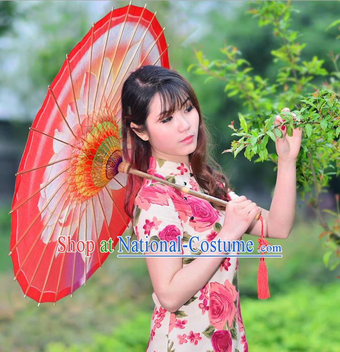 Asian Dance Umbrella China Handmade Traditional Umbrellas Stage Performance Umbrella Dance Props