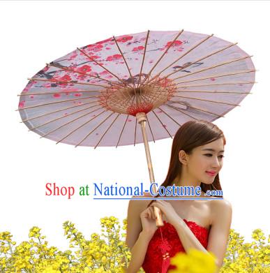 Traditional Rainproof Handmade Chinese Classic Oil Paper Umbrellas China Dance Umbrella Stage Performance Umbrella Dancing Props