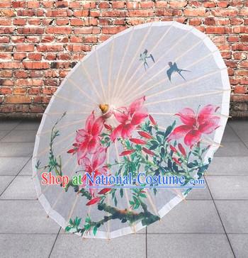 Traditional Rainproof Handmade China Dance Umbrella Stage Performance Umbrella Dancing Props