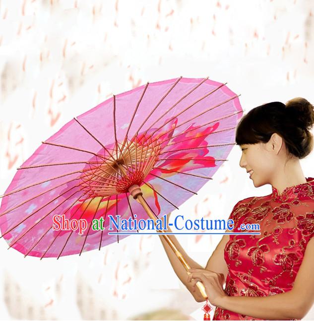 Traditional Rainproof Handmade China Dance Umbrella Stage Performance Umbrella Dancing Props