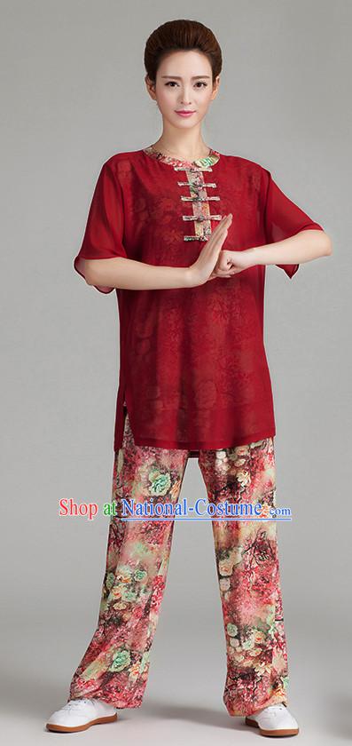 Chinese Kung Fu Tai Chi Wushu Shaolin Uniform Wudang Uniforms Wu Shu Nanquan Kungfu Changquan Costume Uniform Martial Arts Tai Chi Taiji Uniforms