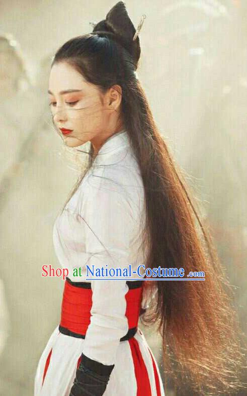 Chinese Classical Swordswoman Costume Complete Set