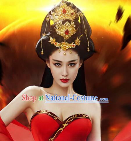 Chinese Ancient Beauty Headpieces Hair Ornaments Set