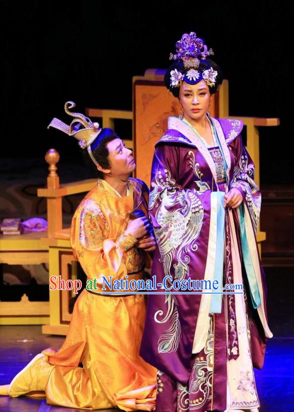 China Ancient Tang Dynasty Phoenix Dresses Only Female Emperor Wu Zetian Drama Stage Performance Women Costumes Traditional Clothing Complete Set