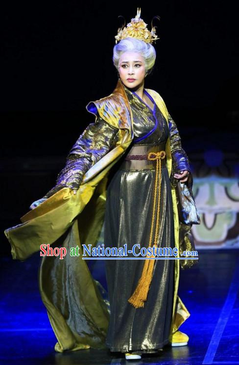 China Ancient Tang Dynasty Phoenix Dresses Only Female Emperor Wu Zetian Drama Stage Performance Women Costumes Traditional Clothing Complete Set