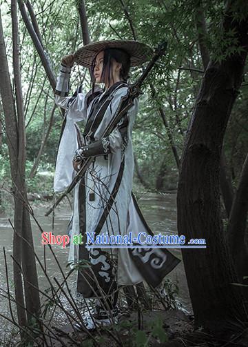 Ancient Chinese Hero Cosplay Costumes Complete Set for Men