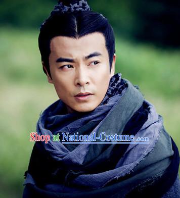 Chinese Ancient Male Black Wigs