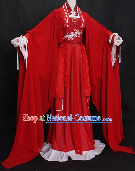 Chinese Hanfu Hakama Traditional Dress Quju Supreme Chinese Costume Ancient Chinese Costume Complete Set