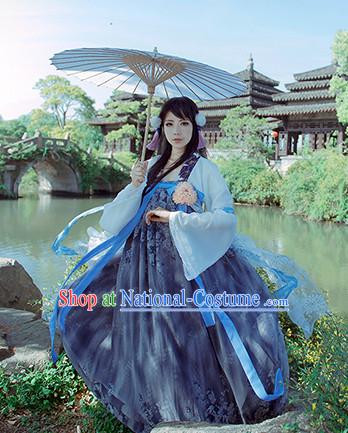 Chinese Hanfu Robe Clothing Handmade Bjd Dress Opera Costume Drama Costumes Complete Set