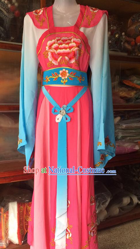 China Beijing Opera Women Princess Costume Embroidered Robe Stage Costumes Complete Set