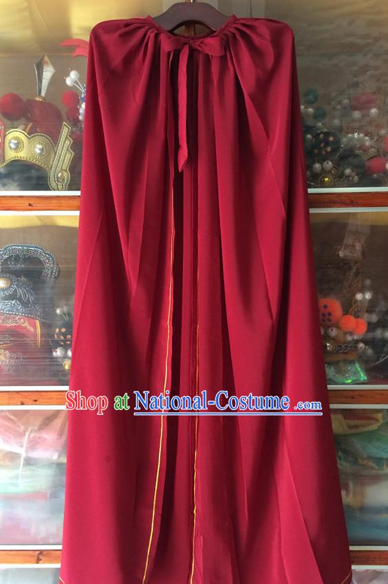 China Beijing Opera General Mantle Hero Cape Robe Stage Costumes