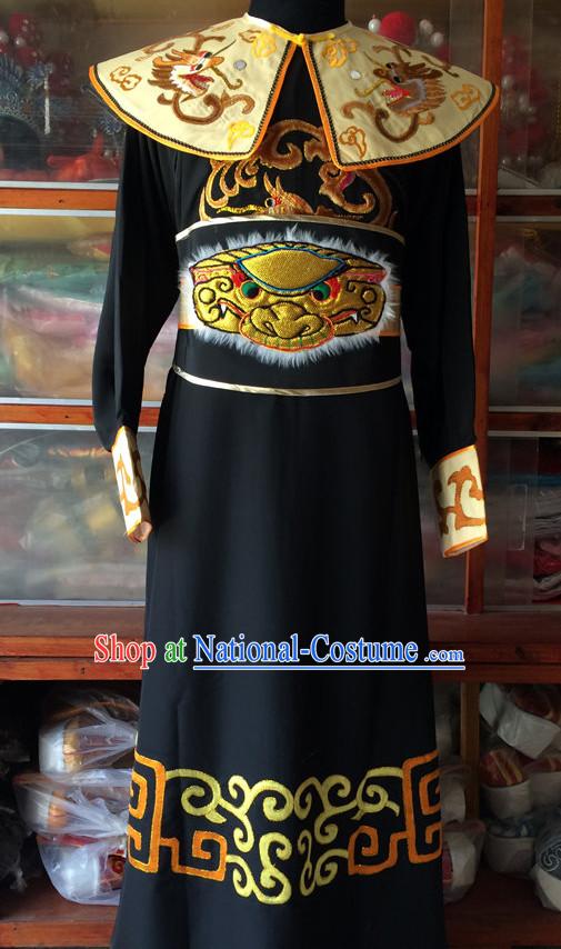 China Beijing Opera Men General Costume Embroidered Robe Stage Costumes Complete Set