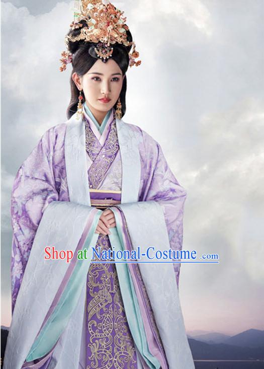 Ancient Chinese Princess Woman Costumes Costume Traditional Chinese Fairy Hanfu Han Fu Costumes Ancient Cosplay Complete Set