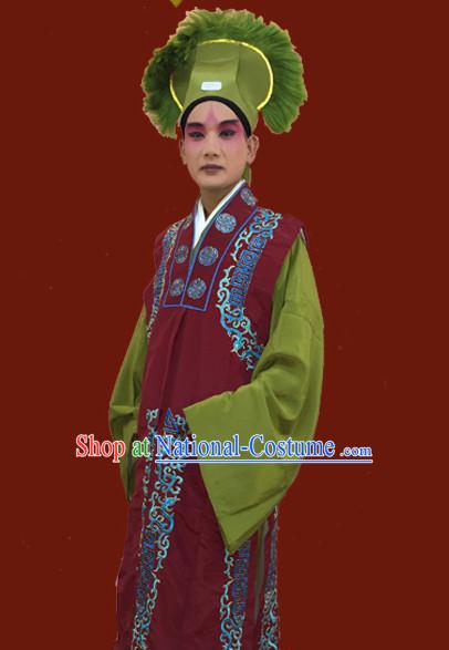 Chinese Opera Beijing Opera Peking Opera Costume Embroidered Robe Hua Dan Opera Costumes and Headdress Complete Set