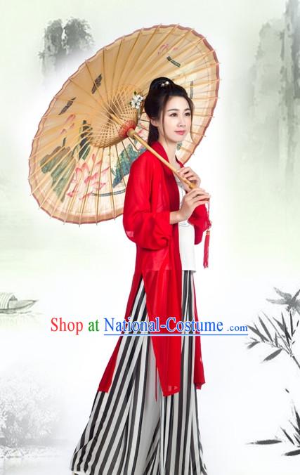 Chinese Women Hanbok Kimono Stage Opera Costume Dresses Costume Ancient Cosplay Complete Set