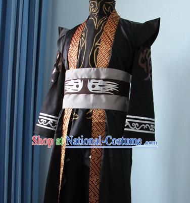 Chinese Men Emperor Hanbok Kimono Stage Opera Costume Dresses Costume Ancient Cosplay Complete Set