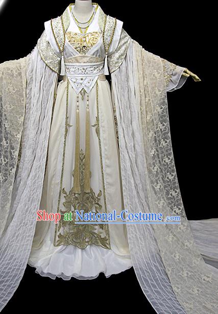 Chinese Women Royal Hanbok Kimono Stage Opera Costume Dresses Costume Ancient Cosplay Complete Set