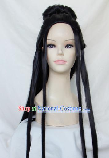 Chinese Classical Hair Wig Hair Decoration Wigs Set