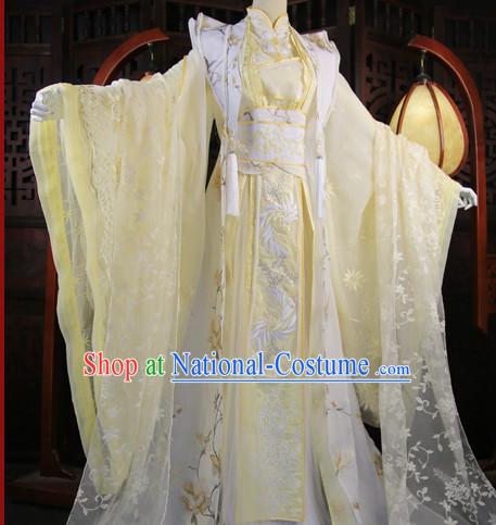 Chinese Traditional Empress Royal Stage Hanfu Hanbok Kimono Costume Dresses Costume Ancient Garment Complete Set