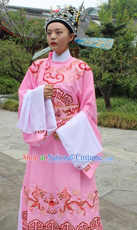 Chinese Opera Stage Costume Embroidered Hanfu Dress Gown Costumes Ancient Costume Clothing Complete Set