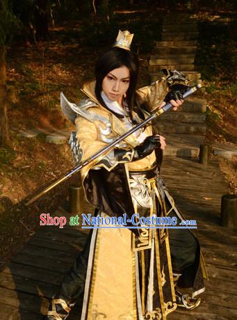 Special Ancient Chinese Heroine Armor Costumes Body Costume Dresses Complete Set