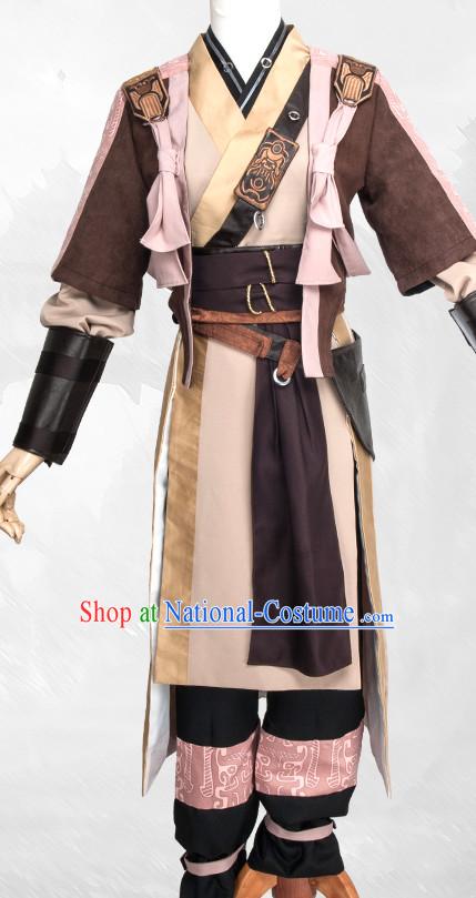 Special Ancient Chinese Assassin Costumes Samurai  Costume Dresses Complete Set