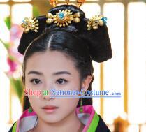 Chinese Ancient Female Princess Coronet Crown Hair Decoration Head Comb Wedding Hair Hairpin Accessories