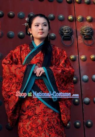 Ancient Chinese Women Dresses Traditional Royal Stage Hanfu Classical Dress Costumes Clothing Complete Set