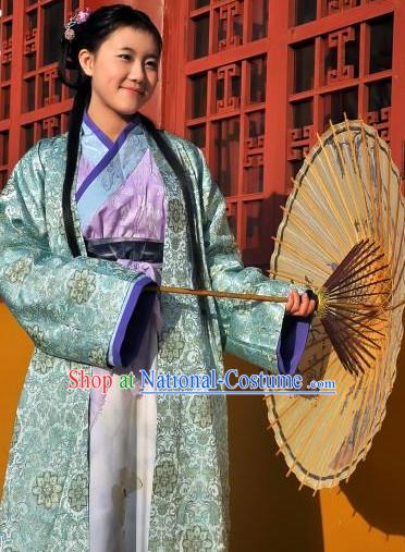 Ancient Chinese Women Dresses Traditional Royal Stage Hanfu Classical Dress Costumes Clothing Complete Set