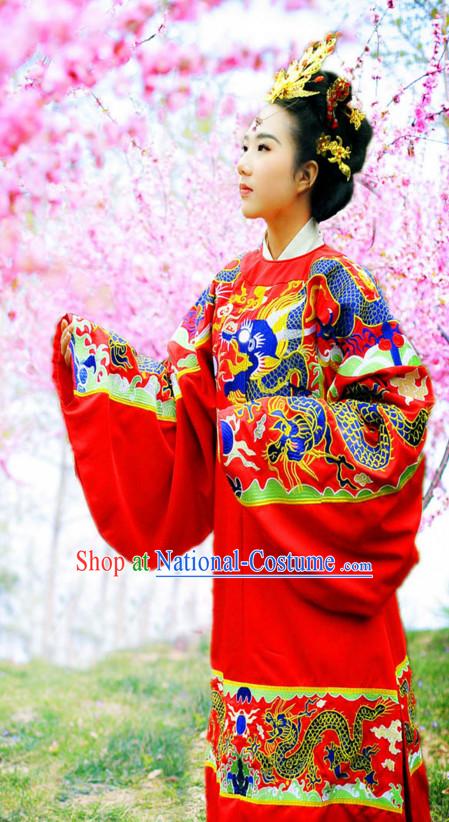 Ancient Chinese Dresses Traditional Royal Stage Hanfu Classical Dress Costumes Clothing