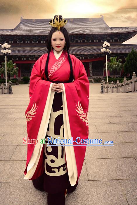 Ancient Chinese Dresses Traditional Royal Stage Hanfu Classical Dress Costumes Clothing