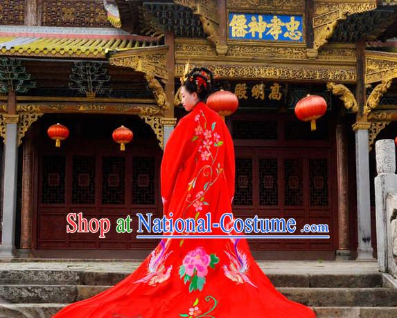 Ancient Chinese Dresses Traditional Royal Stage Hanfu Classical Dress Costumes Clothing