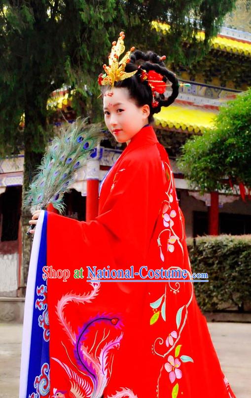 Ancient Chinese Dresses Traditional Royal Stage Hanfu Classical Dress Costumes Clothing