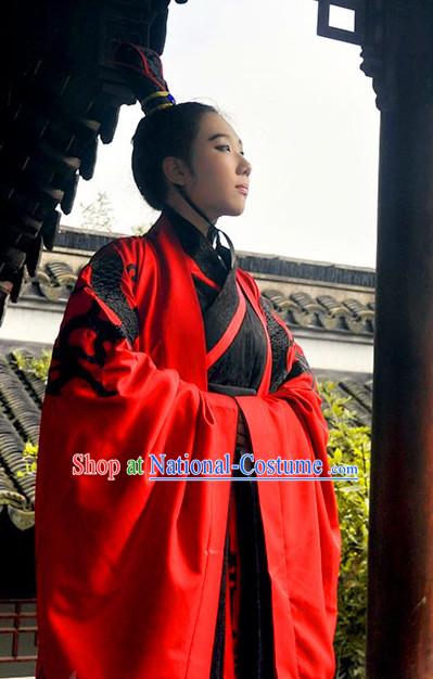 Ancient Chinese Dresses Traditional Royal Stage Hanfu Classical Dress Costumes Clothing